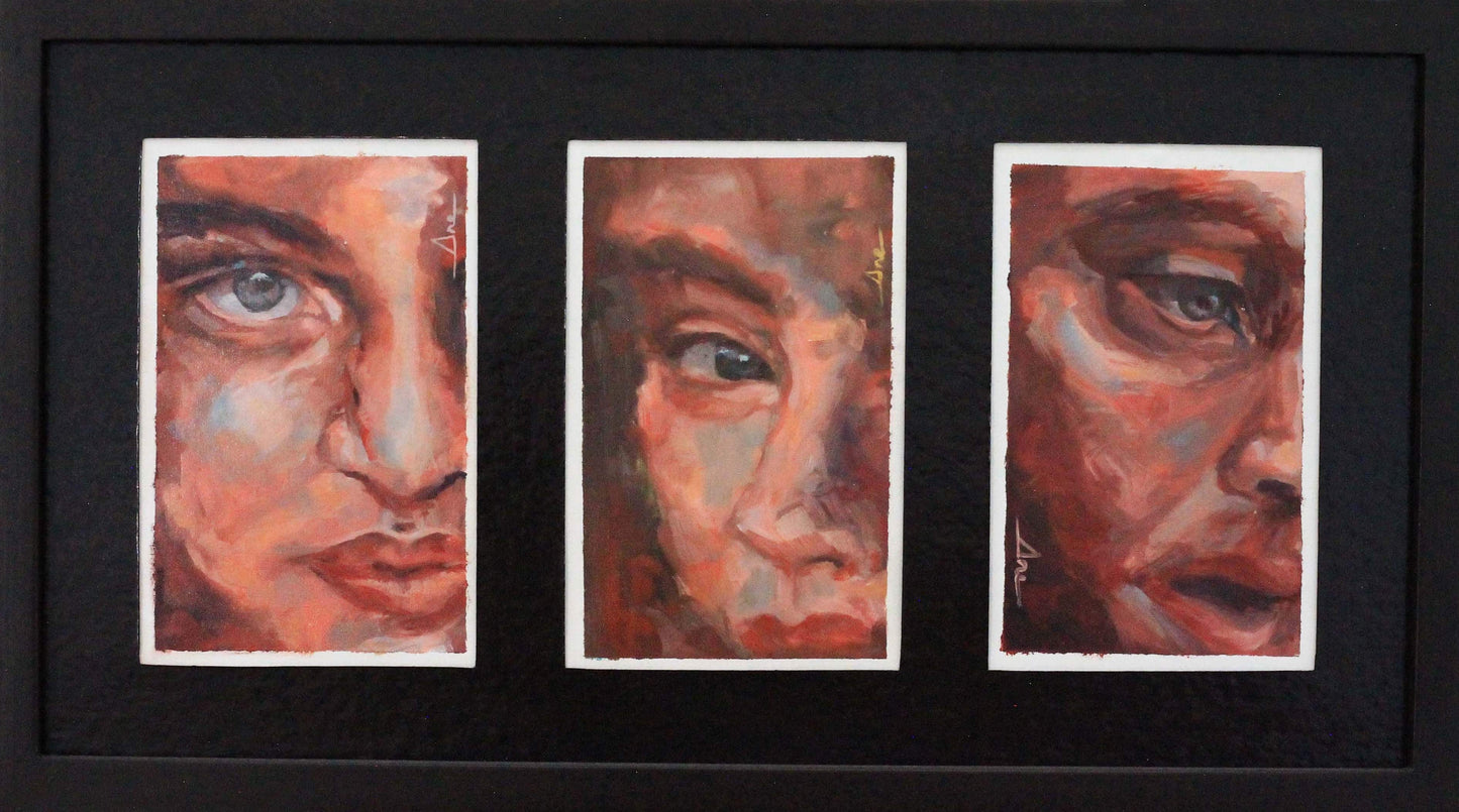 Tríptico - Pintura original