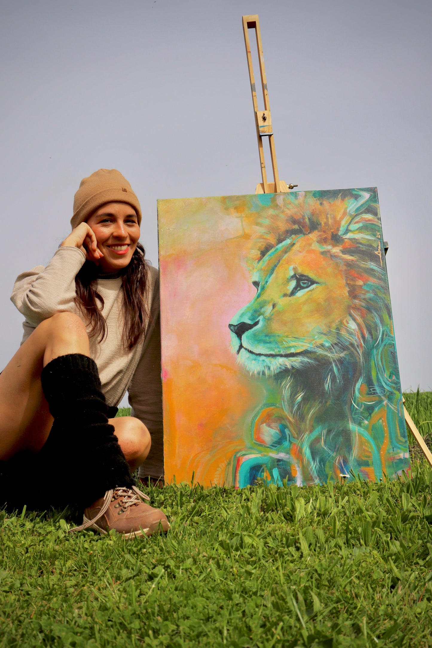 Verdad, Camino, Vida - Pintura original