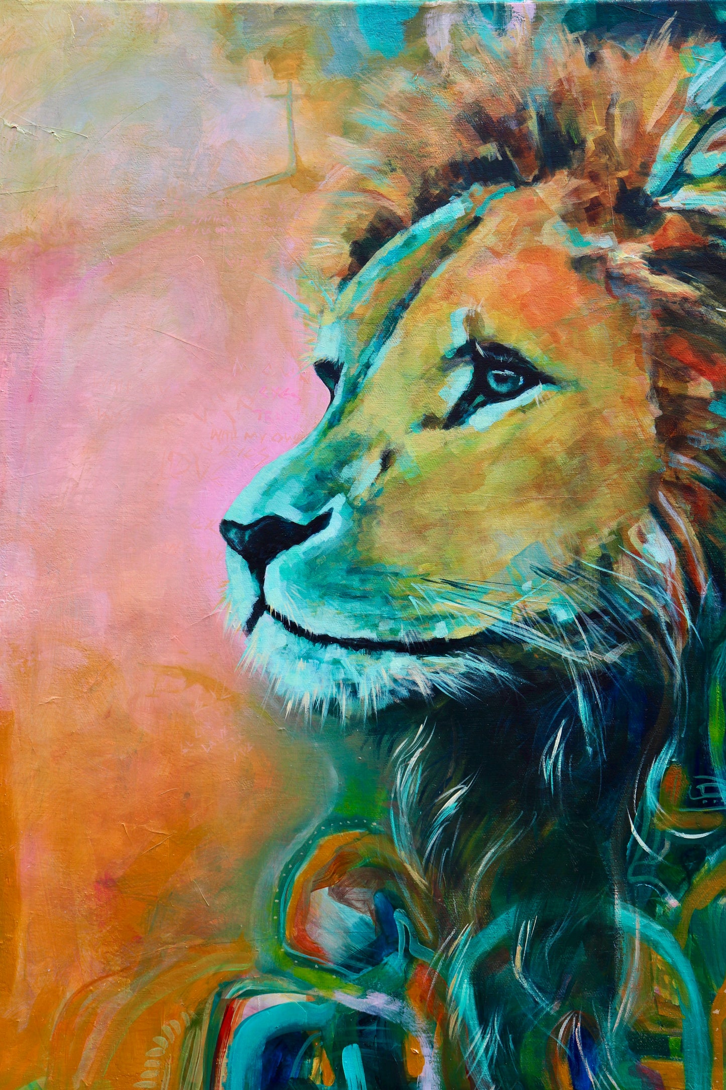 Verdad, Camino, Vida - Pintura original