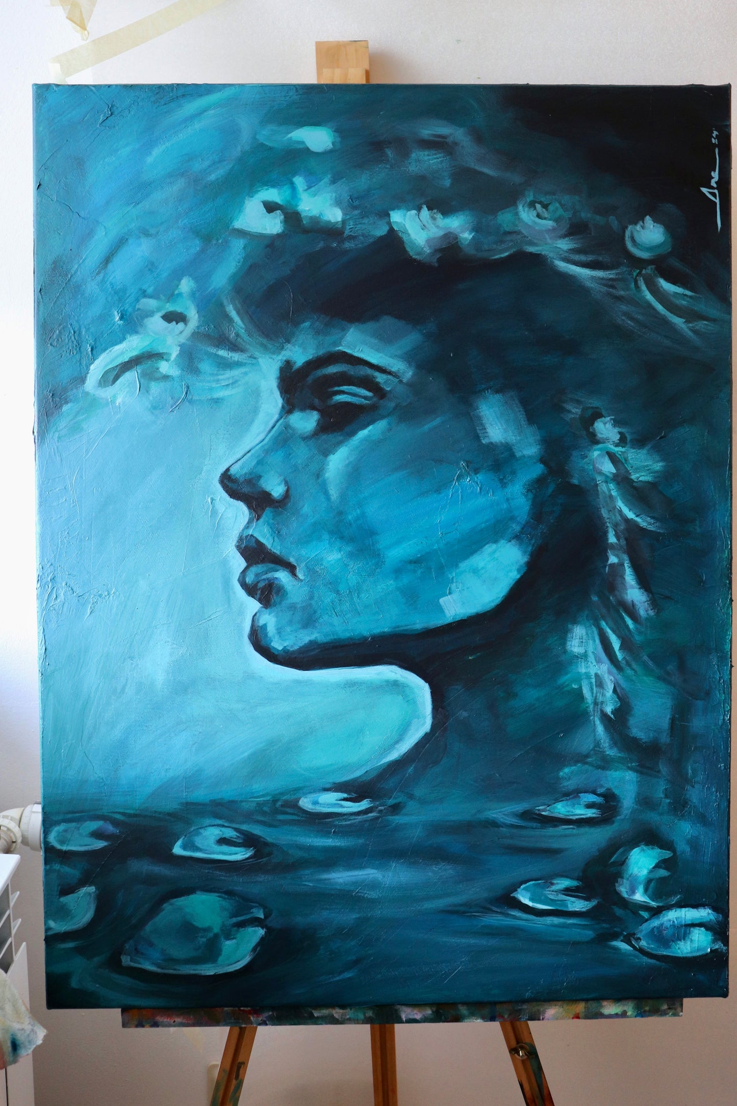 Huldra and the Forest - Original painting