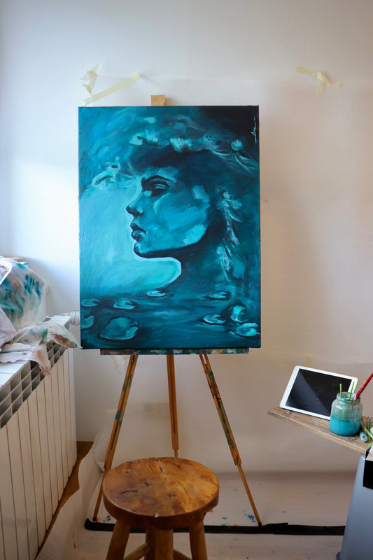 Huldra and the Forest - Original painting