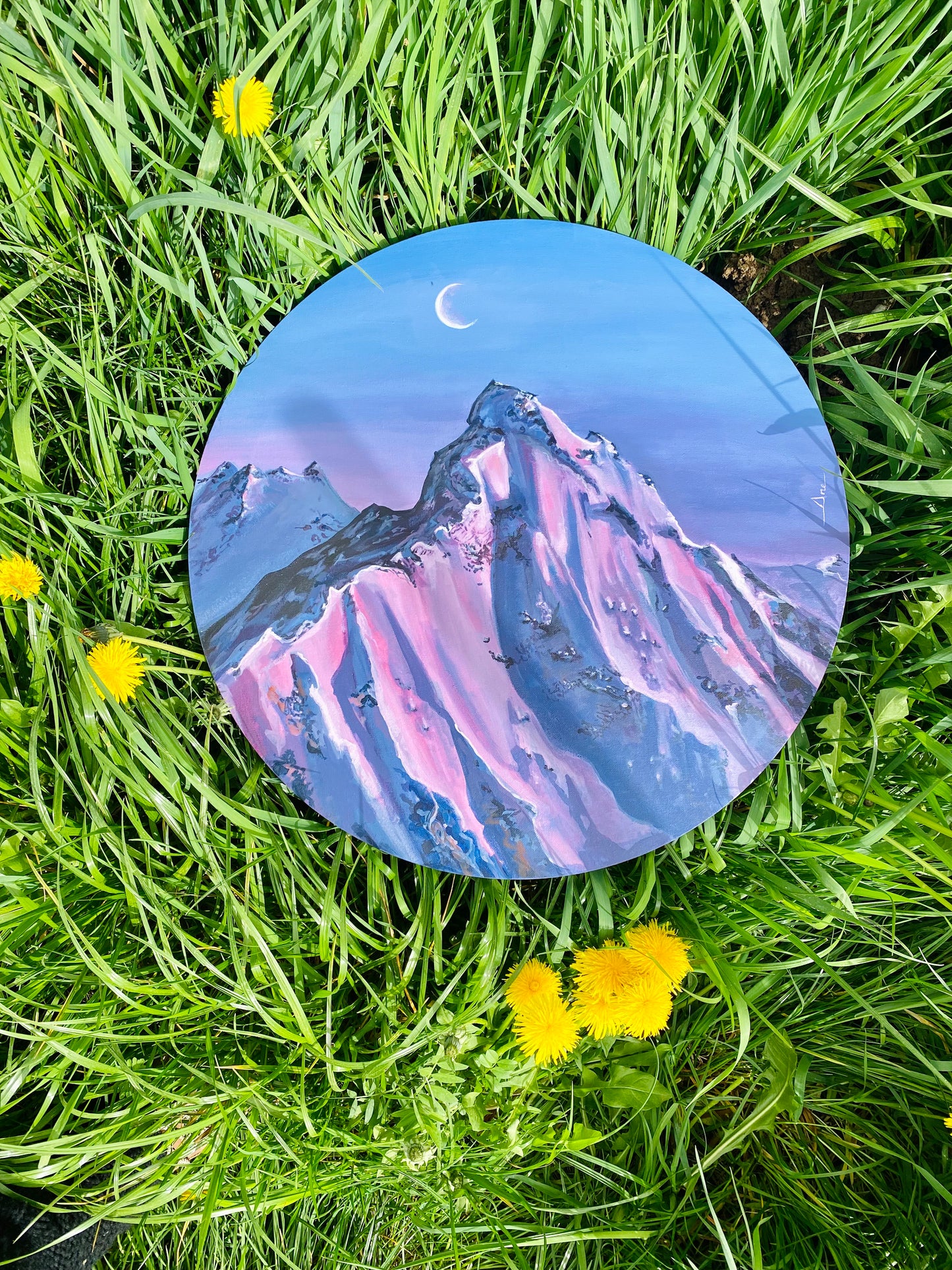 Violet Sunset - Original painting