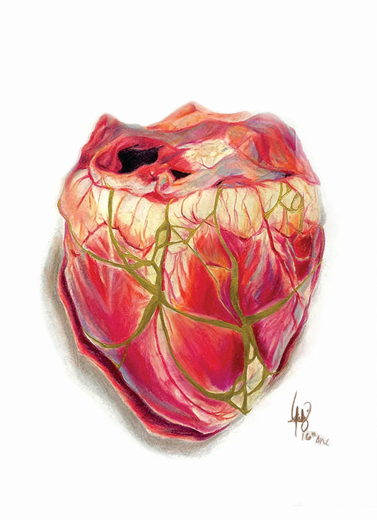 Kintsui Heart - Original painting
